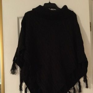 Style & Co turtleneck poncho